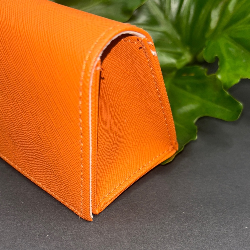 Tory Burch Orange Sunglasses Case - Picture 6 of 16